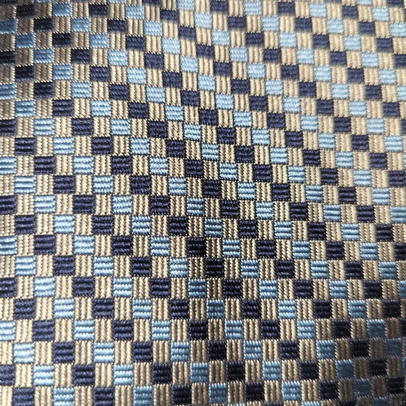 Brooks Brothers Black and Gray Micro-Check Silk Tie - Picture 5 of 5